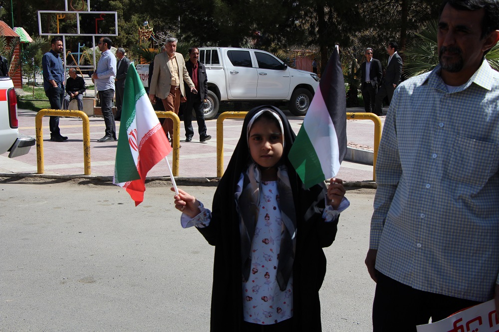 حضور امدادگران سیستان و بلوچستان در راهپیمایی روز قدس