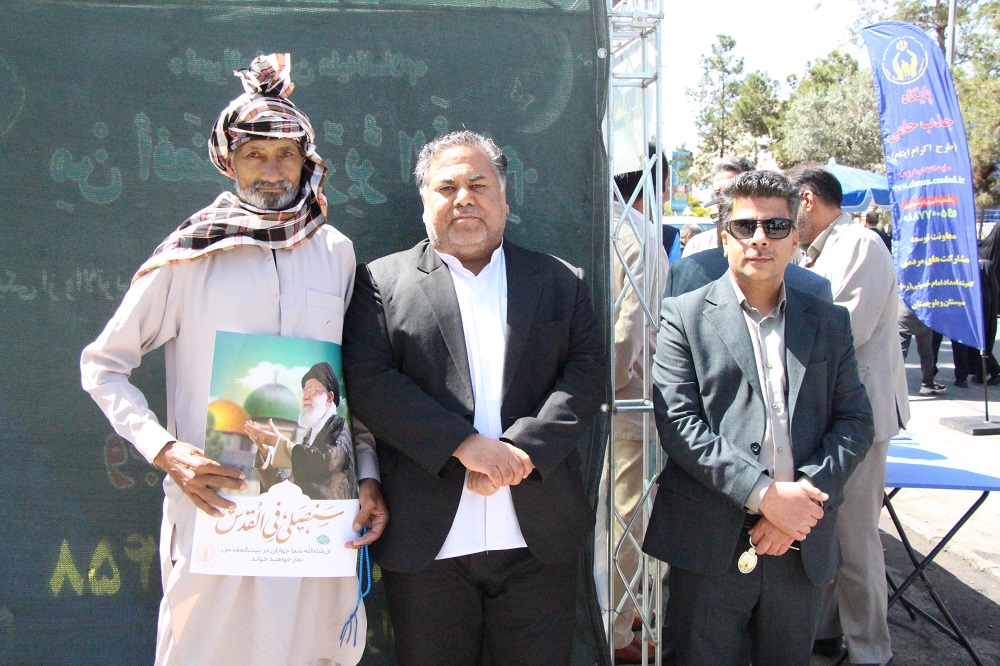 حضور امدادگران سیستان و بلوچستان در راهپیمایی روز قدس