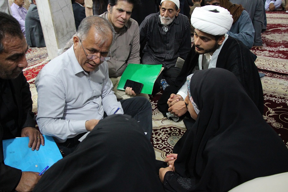 میز خدمت جهادی کمیته امداد در مناطق محروم زاهدان