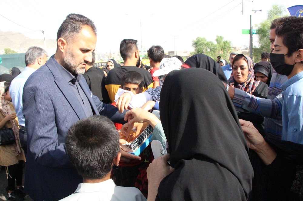 موکب پذیرایی از عاشقان غدیر در زاهدان