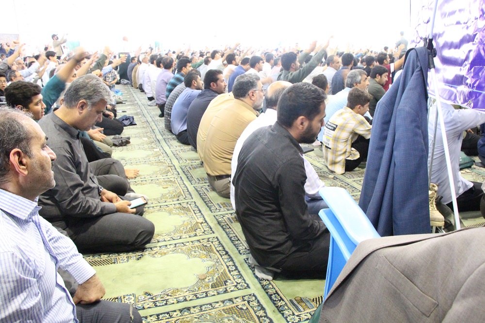 حضور بسیجیان کمیته امداد در راهپیمایی "جمعه خشم و نصر" زاهدان