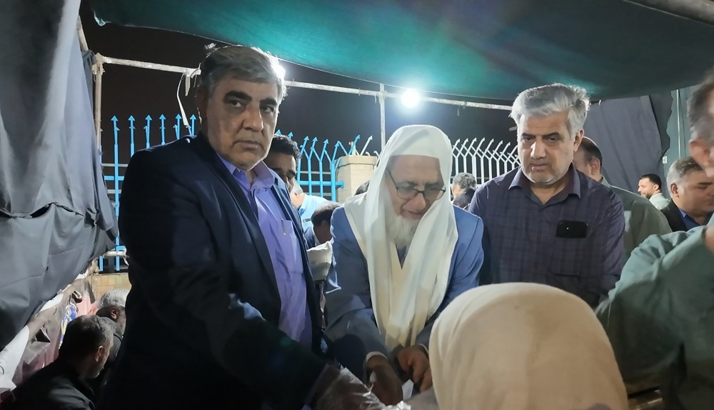 حضور نمایندگان مجلس شورای اسلامی در موکب کمیته امداد سیستان و بلوچستان