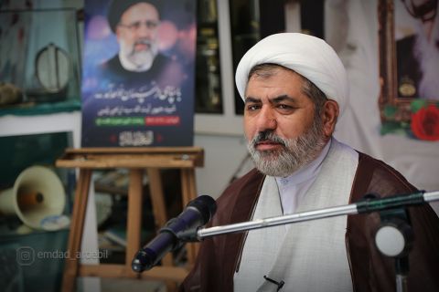 آیین بزرگداشت سالروز رحلت امام خمینی(ره) در کمیته امداد استان اردبیل1403/03/13