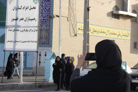 کاروان 100 نفری «رهسپاران عصر ظهور» سیستان‌وبلوچستان راهی کربلا شدند