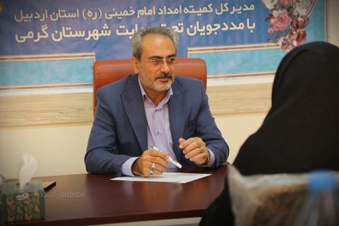 ملاقات مردمی مدیرکل کمیته امداد استان اردبیل در شهرستان‌های گرمی و انگوت1403/05/18