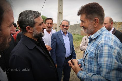 ملاقات مردمی مدیرکل کمیته امداد استان اردبیل در شهرستان‌های گرمی و انگوت1403/05/18