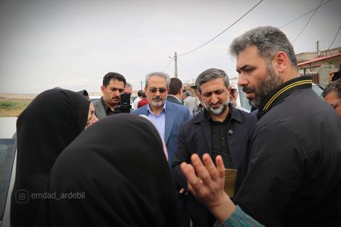 ملاقات مردمی مدیرکل کمیته امداد استان اردبیل در شهرستان‌های گرمی و انگوت1403/05/18
