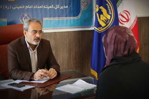 ملاقات مردمی مدیرکل کمیته امداد استان اردبیل در شهرستاان خلخال1403/05/20