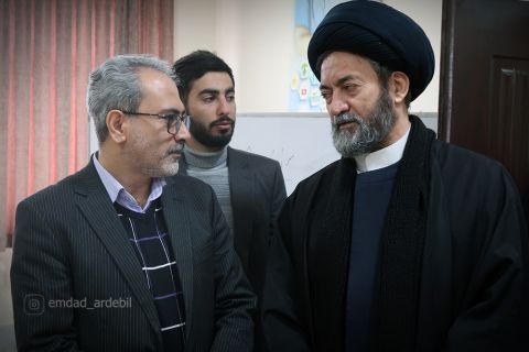 گزارش تصویری بازدید امام جمعه اردبیل از کانون فرهنگی تربیتی الغدیر1403/12/17