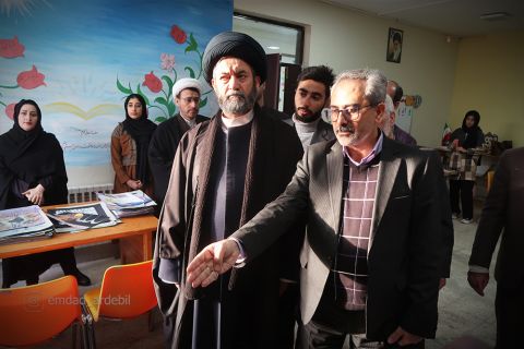 گزارش تصویری بازدید امام جمعه اردبیل از کانون فرهنگی تربیتی الغدیر1403/12/17