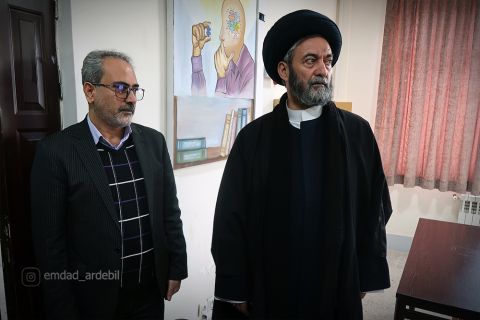 گزارش تصویری بازدید امام جمعه اردبیل از کانون فرهنگی تربیتی الغدیر1403/12/17