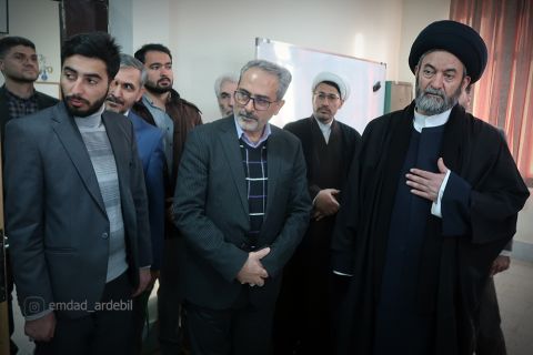 گزارش تصویری بازدید امام جمعه اردبیل از کانون فرهنگی تربیتی الغدیر1403/12/17