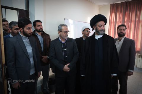 گزارش تصویری بازدید امام جمعه اردبیل از کانون فرهنگی تربیتی الغدیر1403/12/17