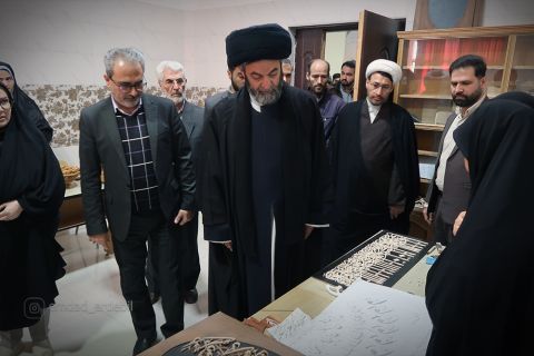 گزارش تصویری بازدید امام جمعه اردبیل از کانون فرهنگی تربیتی الغدیر1403/12/17