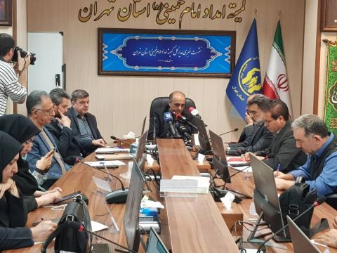نشست خبری سیدابوالفضل پرپنچی، مدیر کل کمیته امداد استان تهران بعدازظهر شنبه ۲۵ اسفند ماه ۱۴۰۳ 