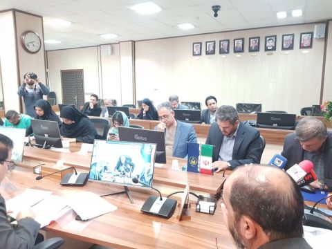 نشست خبری سیدابوالفضل پرپنچی، مدیر کل کمیته امداد استان تهران بعدازظهر شنبه ۲۵ اسفند ماه ۱۴۰۳ 