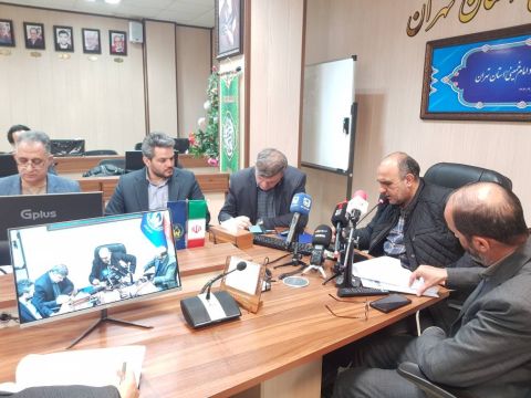 نشست خبری سیدابوالفضل پرپنچی، مدیر کل کمیته امداد استان تهران بعدازظهر شنبه ۲۵ اسفند ماه ۱۴۰۳ 