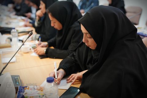 گزارش تصویری نشست خبری مدیرکل کمیته امداد استان اردبیل1404/01/24