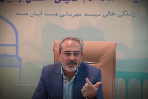 گزارش تصویری نشست خبری مدیرکل کمیته امداد استان اردبیل1404/01/24
