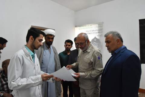 ویزیت ۸۵۰ نفر در اردوی جهادی روستای سید‌علی دهستان سهل آباد