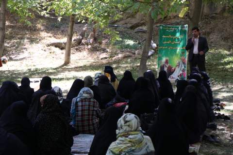 گزارش تصویری- دورهمی یکصد نفره سالمندان تحت حمایت کمیته امداد خراسان شمالی روستای فیروزه- 6 مهر 1404