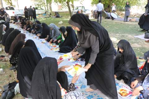 گزارش تصویری- دورهمی یکصد نفره سالمندان تحت حمایت کمیته امداد خراسان شمالی روستای فیروزه- 6 مهر 1404