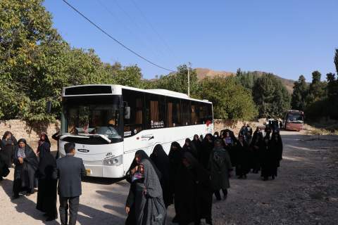 گزارش تصویری- دورهمی یکصد نفره سالمندان تحت حمایت کمیته امداد خراسان شمالی روستای فیروزه- 6 مهر 1404