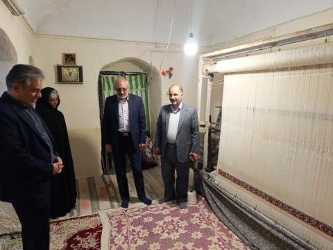 بازدید قائم‌مقام کمیته امداد خراسان‌جنوبی از طرح‌های اشتغال و مسکن در شهر مود