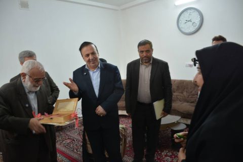 حضور  رئیس کمیته امداد در استان قزوین 1404/02/24