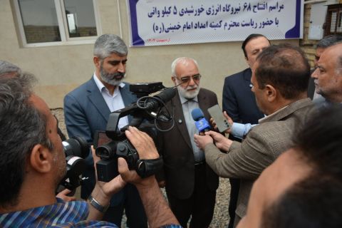 حضور  رئیس کمیته امداد در استان قزوین 1404/02/24