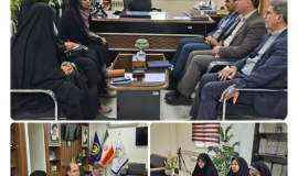 دیدار مدیر کل امور زنان و خانواده استانداری خراسان شمالی با مدیر کل کمیته امداد خراسان شمالی