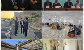همراهی مدیر کل کمیته امداد خراسان شمالی با استاندار در سفر استانی شهرستان راز جرگلان
