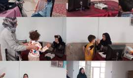 ارائه خدمات بینایی و شنوایی سنجی به30 مددجوی کمیته امداد چناران 