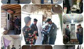 بازدید ریاست کمیته امداد امام خمینی(ره) شهرستان کوهسرخ از روستای کلاته تیمور