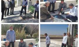 حضور رئیس کمیته امداد خلیل‌آباد بر مزار شهدا و تأکید بر ارتقای سواد رسانه‌ای نوجوانان