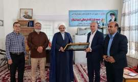 دیدار رئیس کمیته امداد رشتخوار با امام جمعه جدید شهرستان