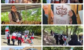 برگزاری اردوی یک‌روزه دختران یاس خراسان شمالی در منطقه گردشگری درکش 