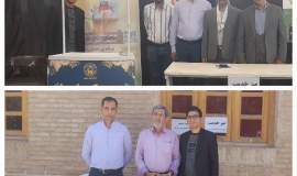 برپایی میز خدمت و پایگاه جشن عاطفه‌ها در مصلی الغدیر و مزار شیخ‌الاسلام احمدی جامی تربت‌جام