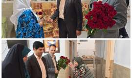 حضور مدیرکل کمیته امداد خراسان شمالی در آسایشگاه سالمندان به مناسبت روز جهانی سالمند