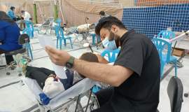 ارائه ۳۲۵۰ خدمت دندان‌پزشکی به بیش از ۱۰۰۰ مددجوی نیازمند در طرح «لبخند خدمت» نیشابور