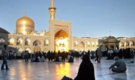 شوق زیارت برای ۱۱۰ یتیم تحت حمایت کمیته امداد اداره 2 در حرم امام رضا (ع)