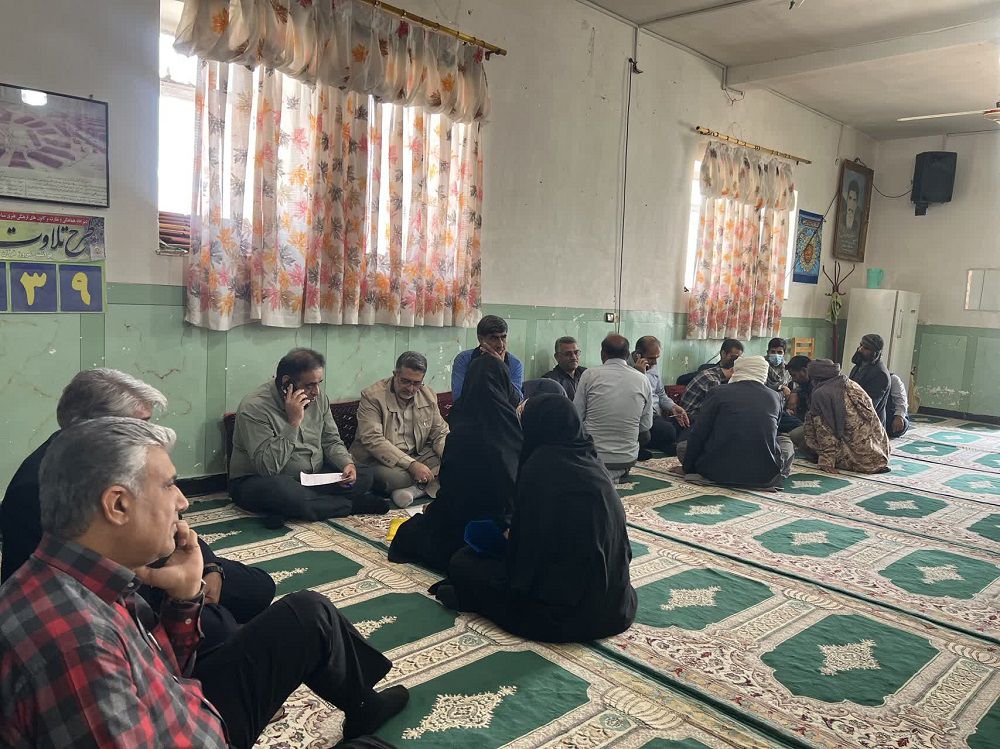 برپایی میز خدمت کمیته امداد سیستان و بلوچستان در شهر علی‌اکبر