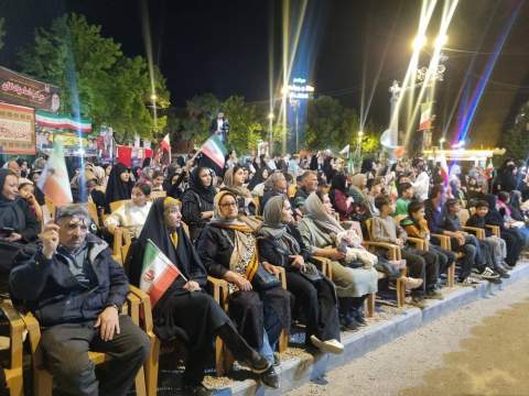 گزارش تصویری- برنامه  "کاروان زندگی در میدان" در هفتاد و پنجمین شب اجتماعات مردمی بجنورد-1405/02/24