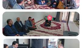 سرکشی امام جمعه، نماینده مجلس،  فرماندار و جمعی از مسئولین شهرستان از خانواده های تحت حمایت فریمان