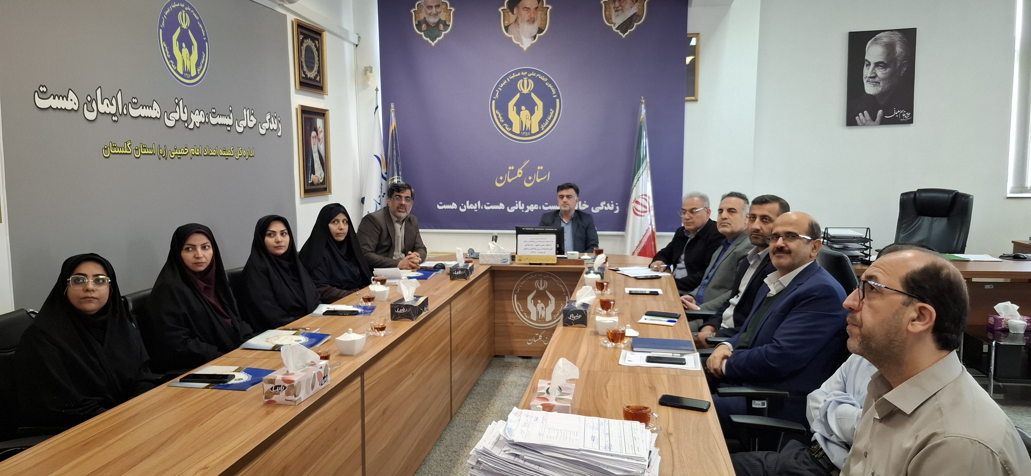 مراسم گرامیداشت روز روانشناس و مشاور در کمیته امداد گلستان برگزارشد