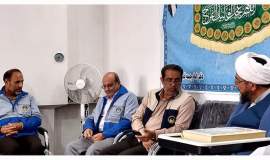 دیدار رئیس کمیته امداد زبرخان با امام جمعه قدمگاه به‌منظور تقویت همکاری‌های مشترک