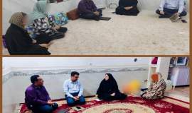 سرکشی مدیرکل کمیته امداد استان بوشهر  از خانواد ه های ایتام و بیمار در آبپخش