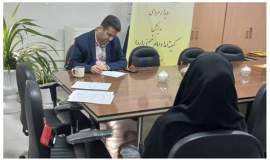 دیدار  مدیرکل کمیته امداد استان بوشهر با ۲خانواده ایتام وبیمار صعب العلاج امداد اداره آبپخش