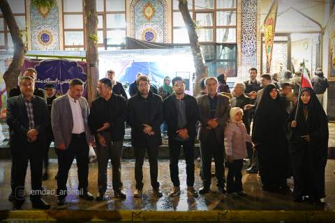 گزارش تصویری هشتادوپنجمین شب حضور امدادگران کمیته امداد اردبیل در سنگر خیابانی1405/03/03 