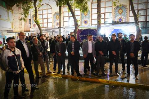 گزارش تصویری هشتادوپنجمین شب حضور امدادگران کمیته امداد اردبیل در سنگر خیابانی1405/03/03 